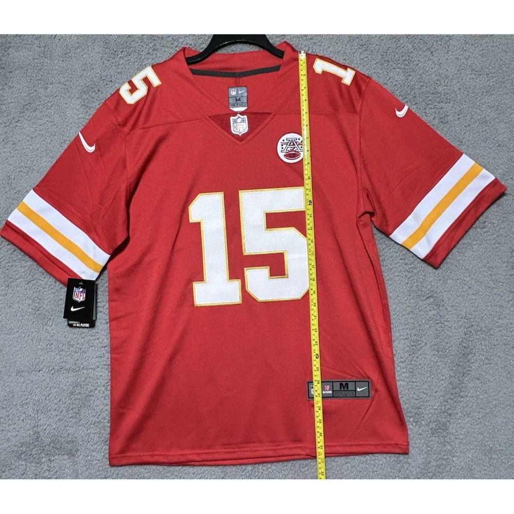 Nike On Field Patrick Mahomes Jersey #15 Kansas City Chiefs Mens M Red NWT - Picture 12 of 15